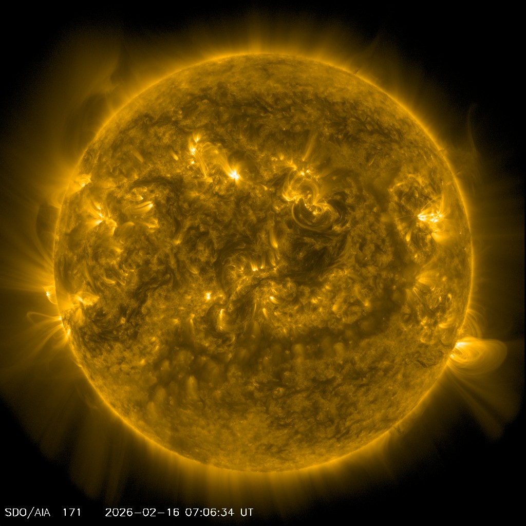 عکس خورشید طول موج 1600 آنگستروم